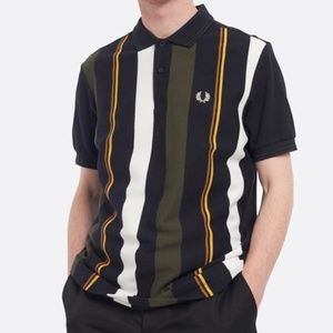 Fred Perry Retro Knit Polo Shirt.